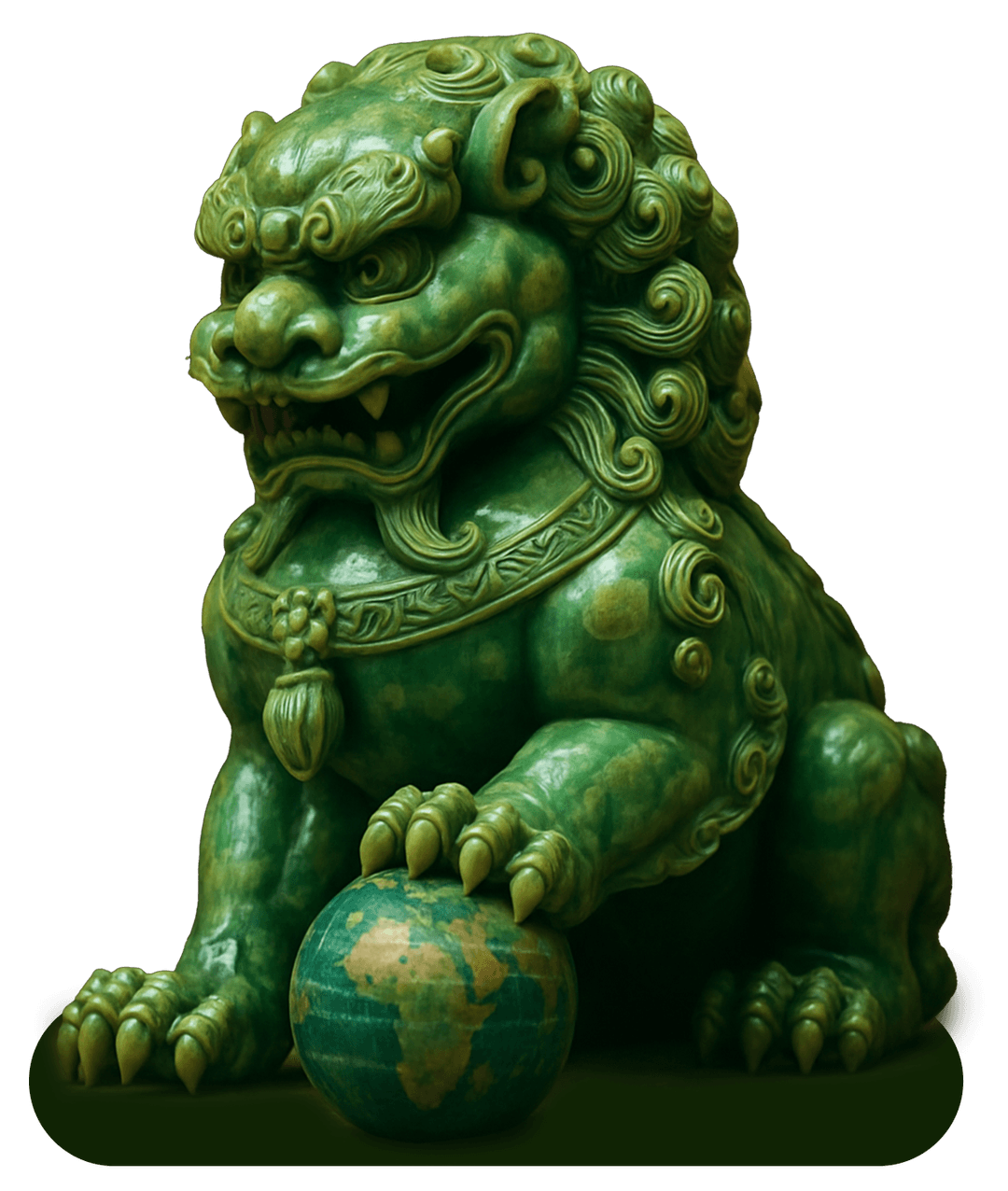 Foo Dog Globe - Be Resilient LLC